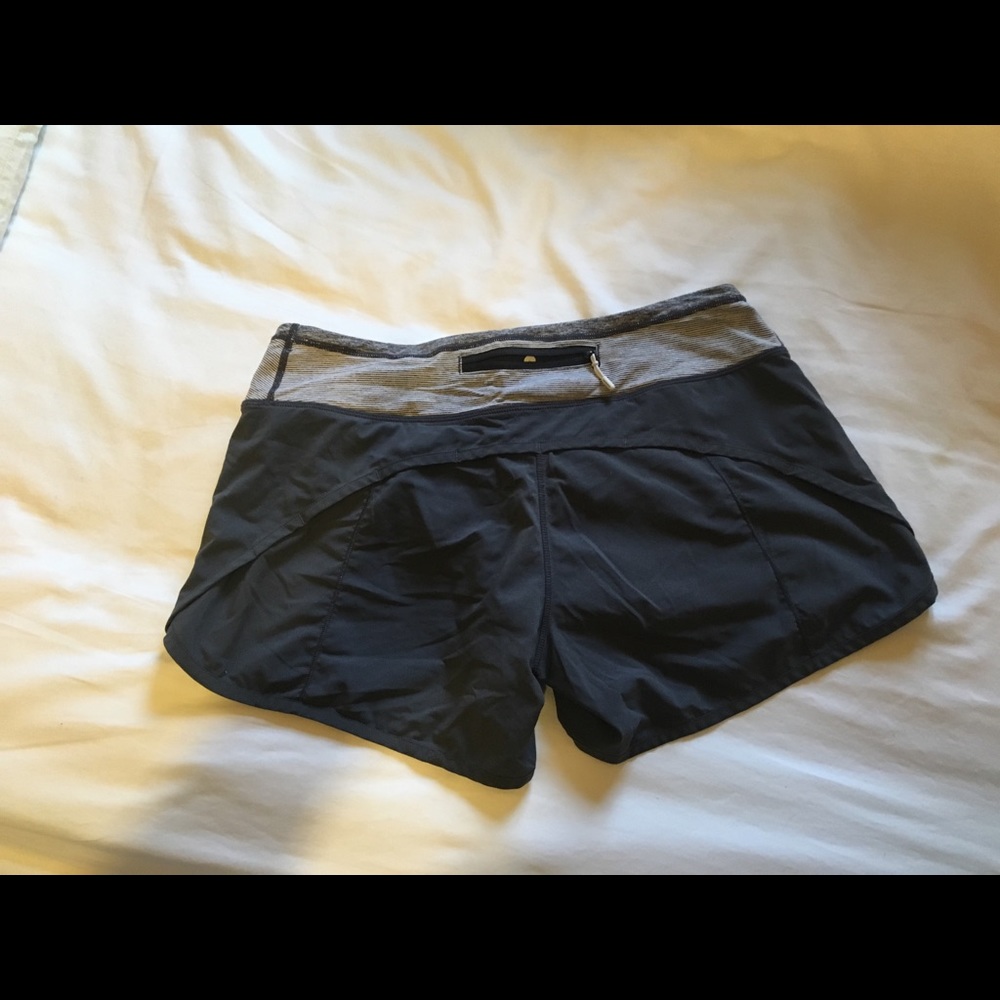 Lululemon Grey Running Shorts